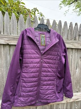 Under Armour XL UA Storm cold gear infrared lining hooded jacket!